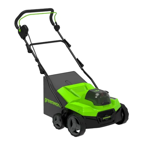 Аэратор-скарификатор Greenworks GD40SC38II 40V 2517607 бесщеточный аккумуляторный — детальное фото